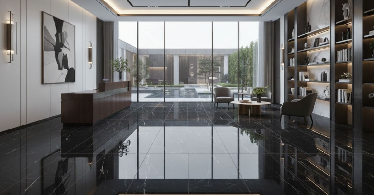 Black Porcelain Tiles: Specs, Uses, Cost and Design Ideas - TILES Paradise