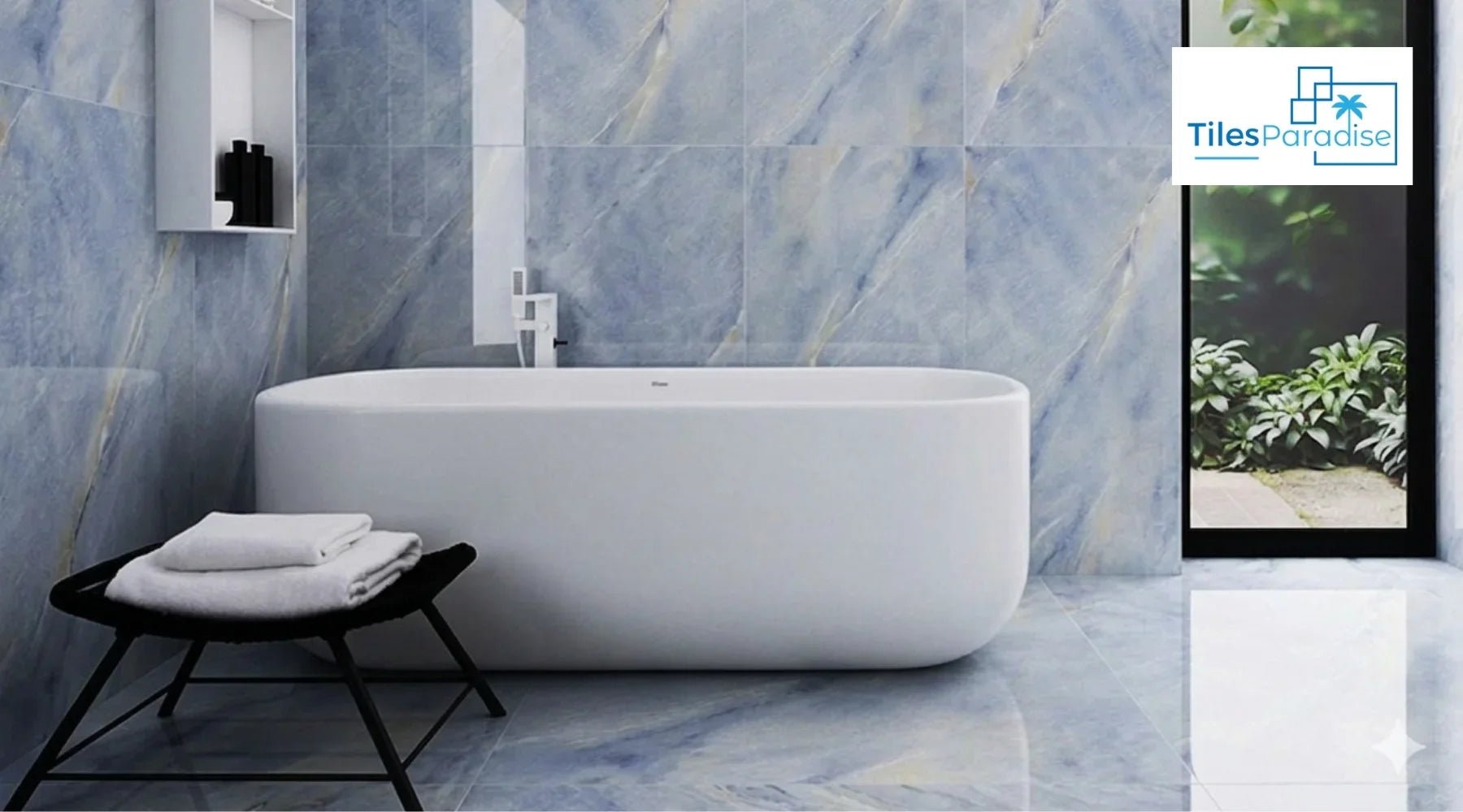Large Bathroom Tiles: Pros & Cons, Layout, and Latest Trends - TILES Paradise