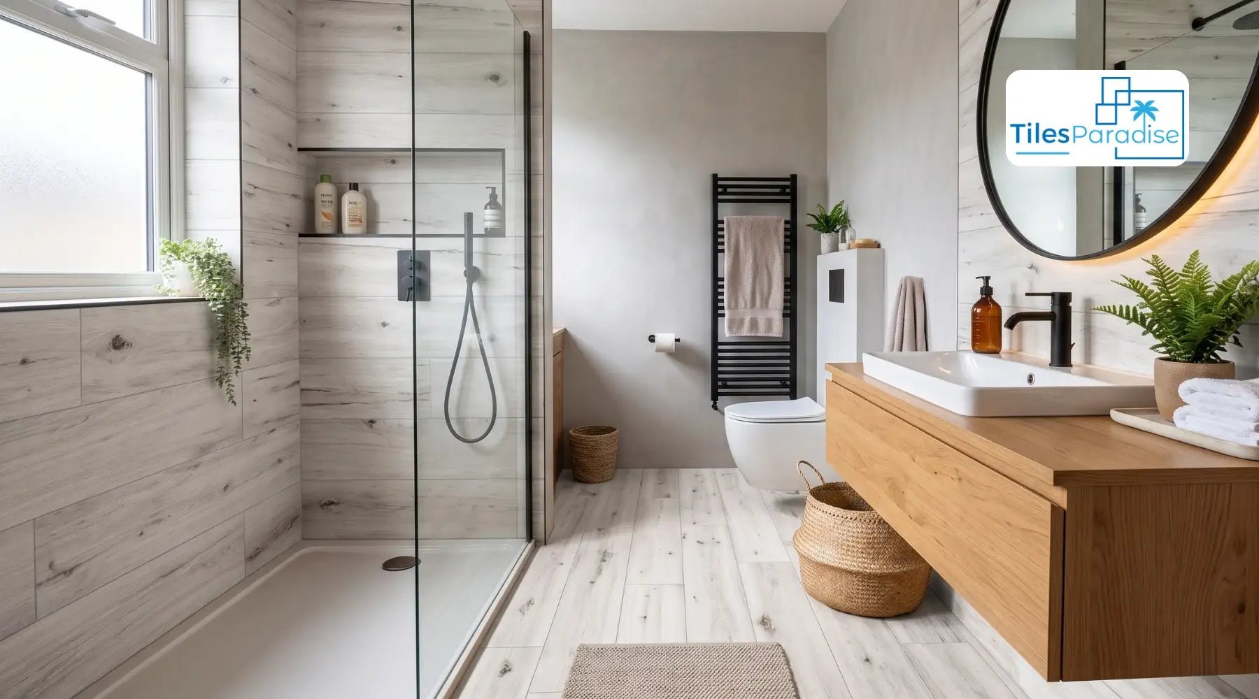 Wood Effect Bathroom Tiles: Slip Rating, Sizes & Grout Guide - TILES Paradise
