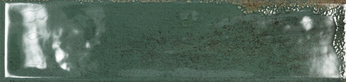 Marena Green Gloss Ceramic 75x300mm Metro Wall Tile