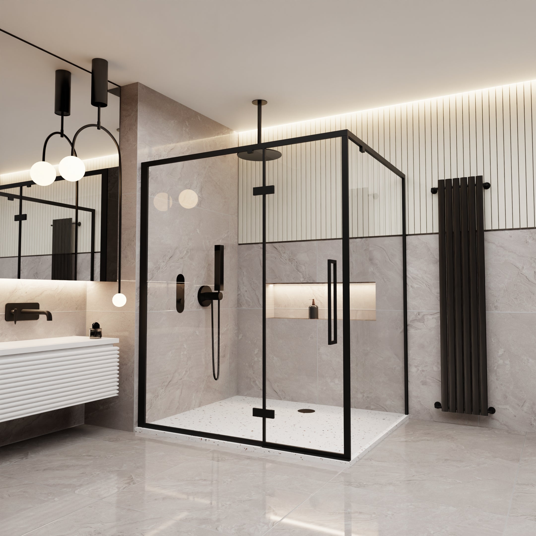 Gemstone Onyx White Glossy Porcelain 60x60cm Wall & Floor Tile