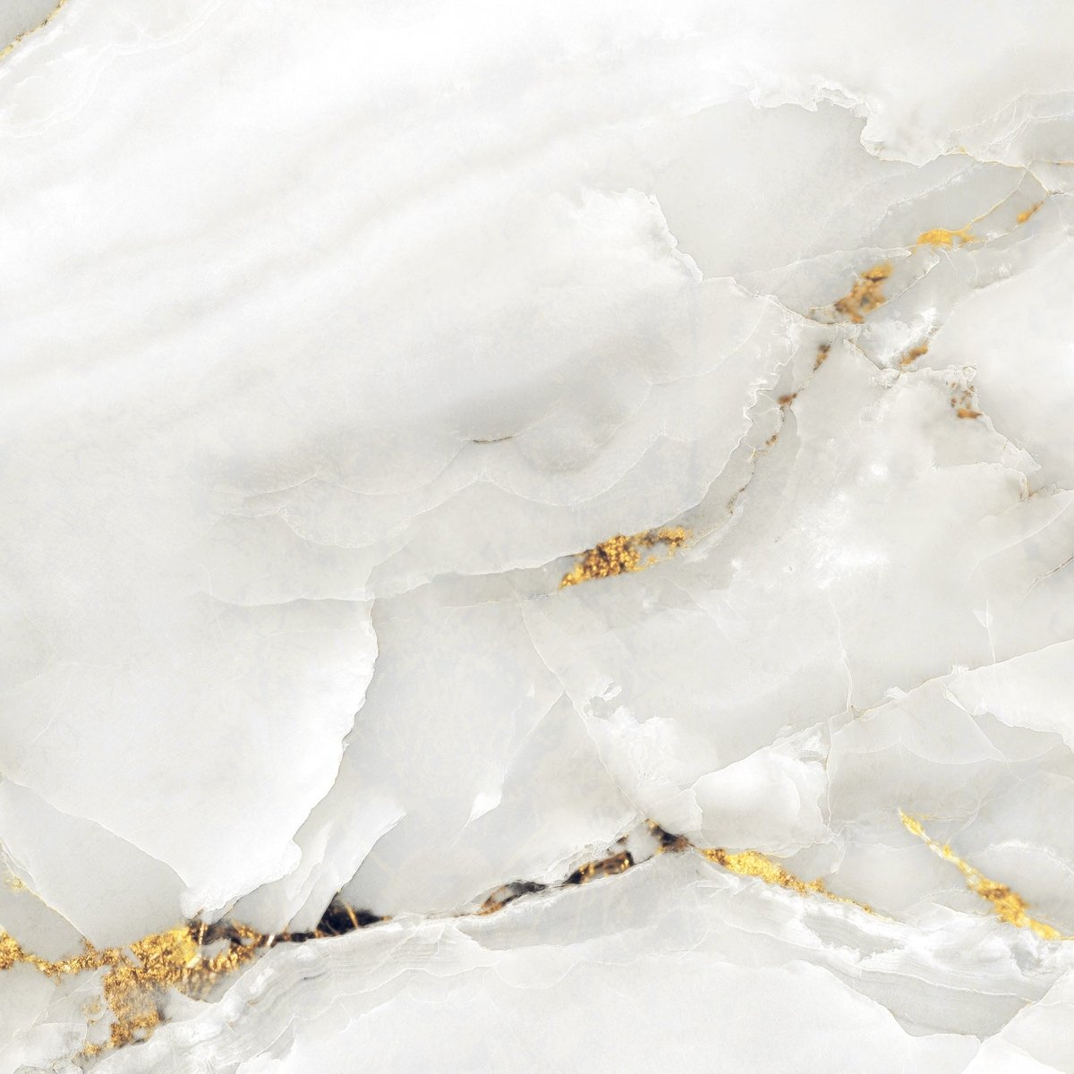 60 sqm pallet Deal Aurora Onyx Gold Glossy Porcelain Tiles 60x60cm Wall & Floor Tile - TILES Paradise