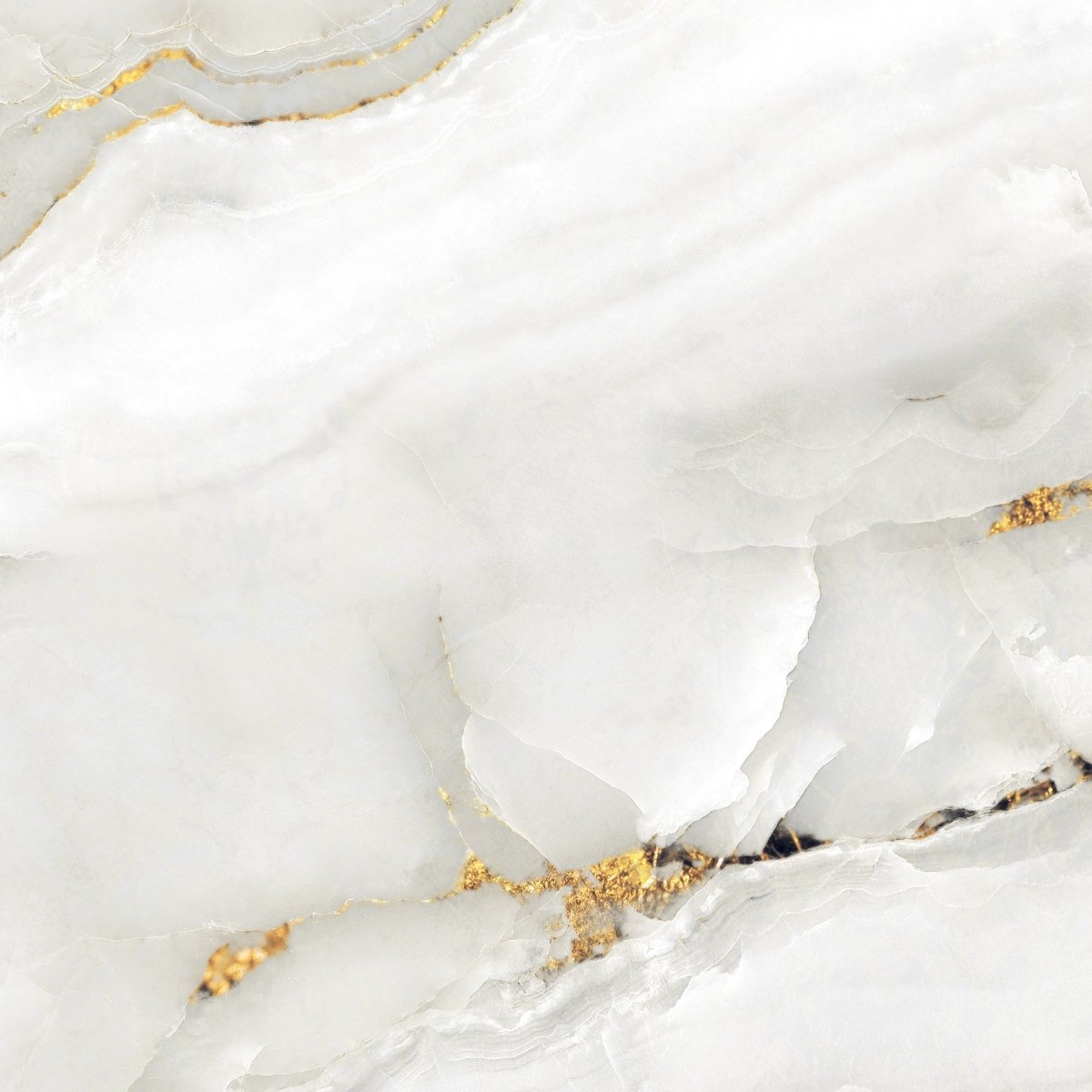 60 sqm pallet Deal Aurora Onyx Gold Glossy Porcelain Tiles 60x60cm Wall & Floor Tile - TILES Paradise