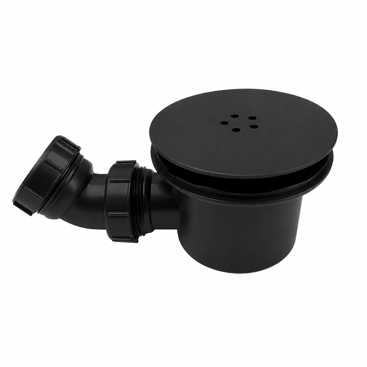 90mm Fast Flow Shower Tray Waste – Matt Black