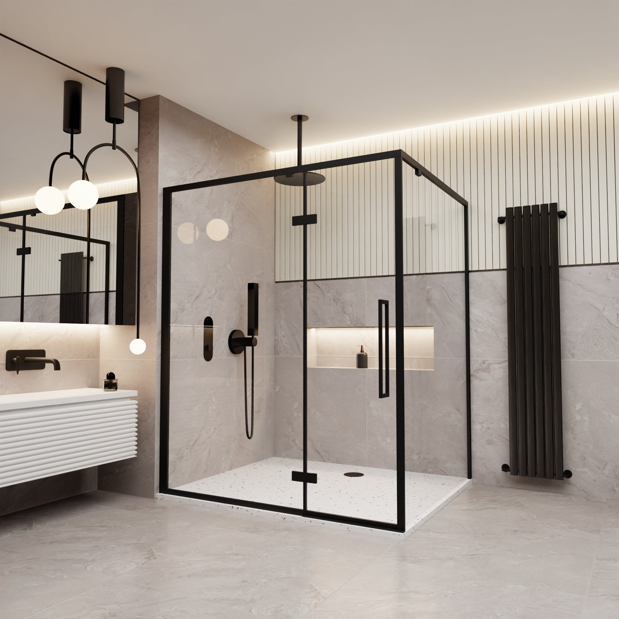 Gemstone Onyx White Matt Anti-Slip Porcelain 60x60cm Wall & Floor Tile