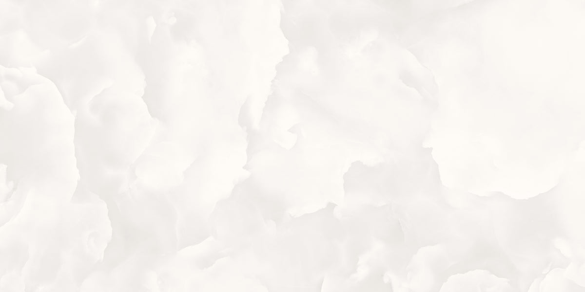 Alba Onyx White Onyx Effect Satin Porcelain 60x120cm Wall & Floor Tile - tile face 2