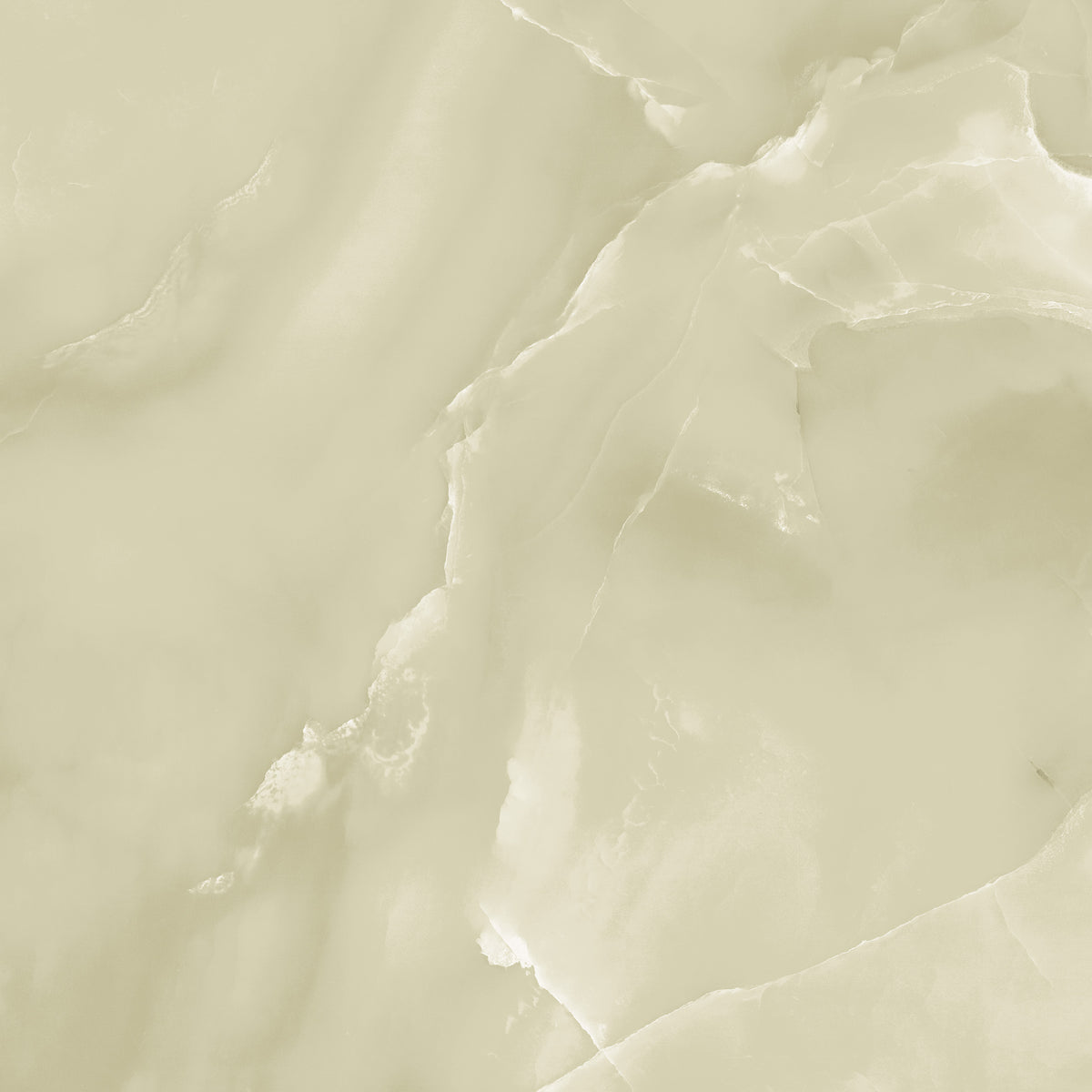 Ivory Pearl Onyx Effect Matt Porcelain 60x60cm Wall & Floor Tile - tile face 3