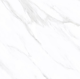 Carrara White 60x60cm Pearl Marble Effect Polished Porcelain Wall and Floor Tile