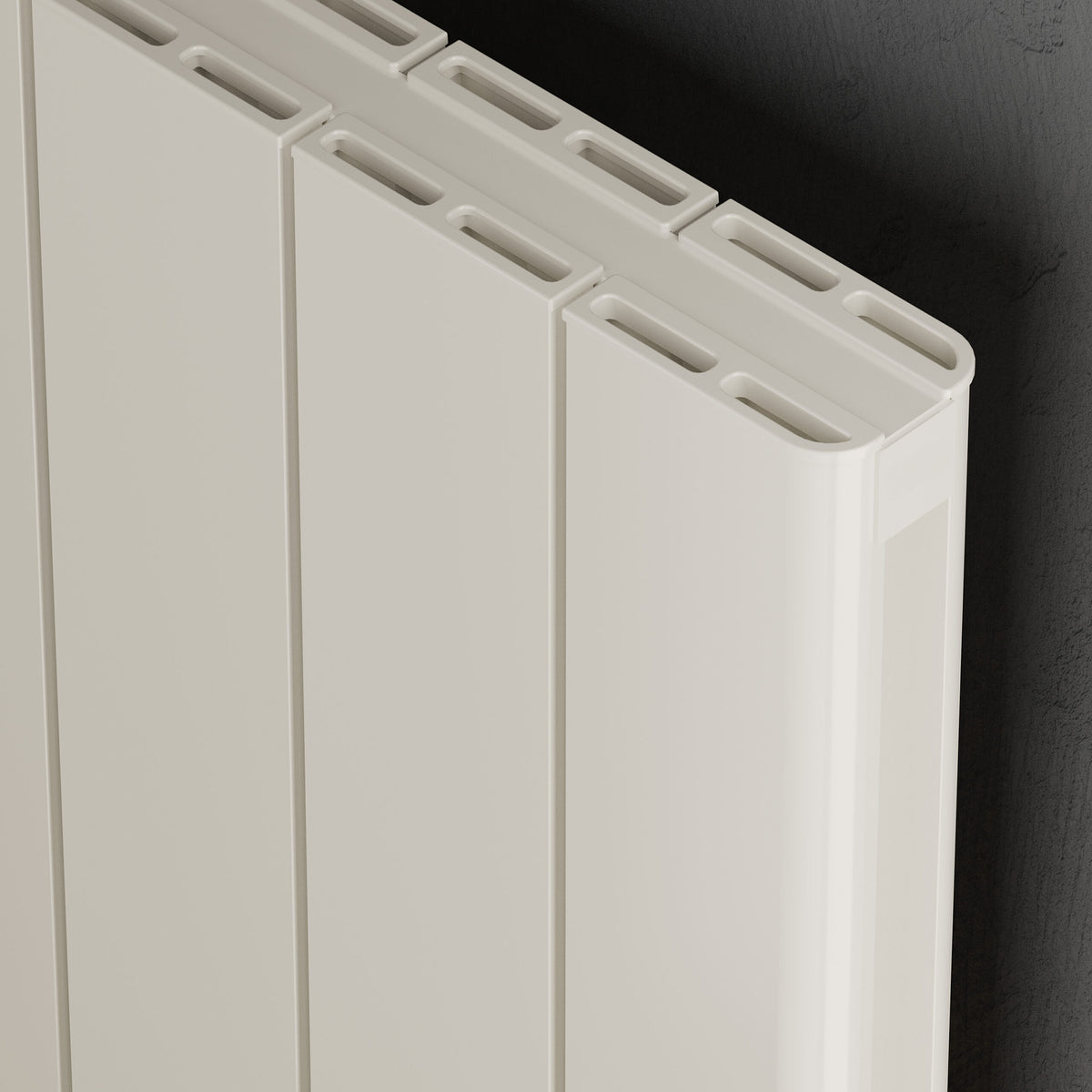 Allora White Horizontal Aluminium Radiator – Double Panel – 580x1420mm