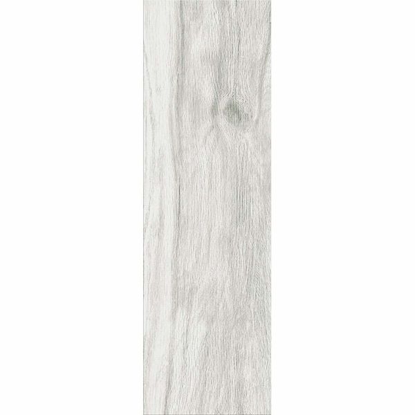 Alpine Wood Effect Matt White 18.5x59.8cm Porcelain Wall and Floor Tile