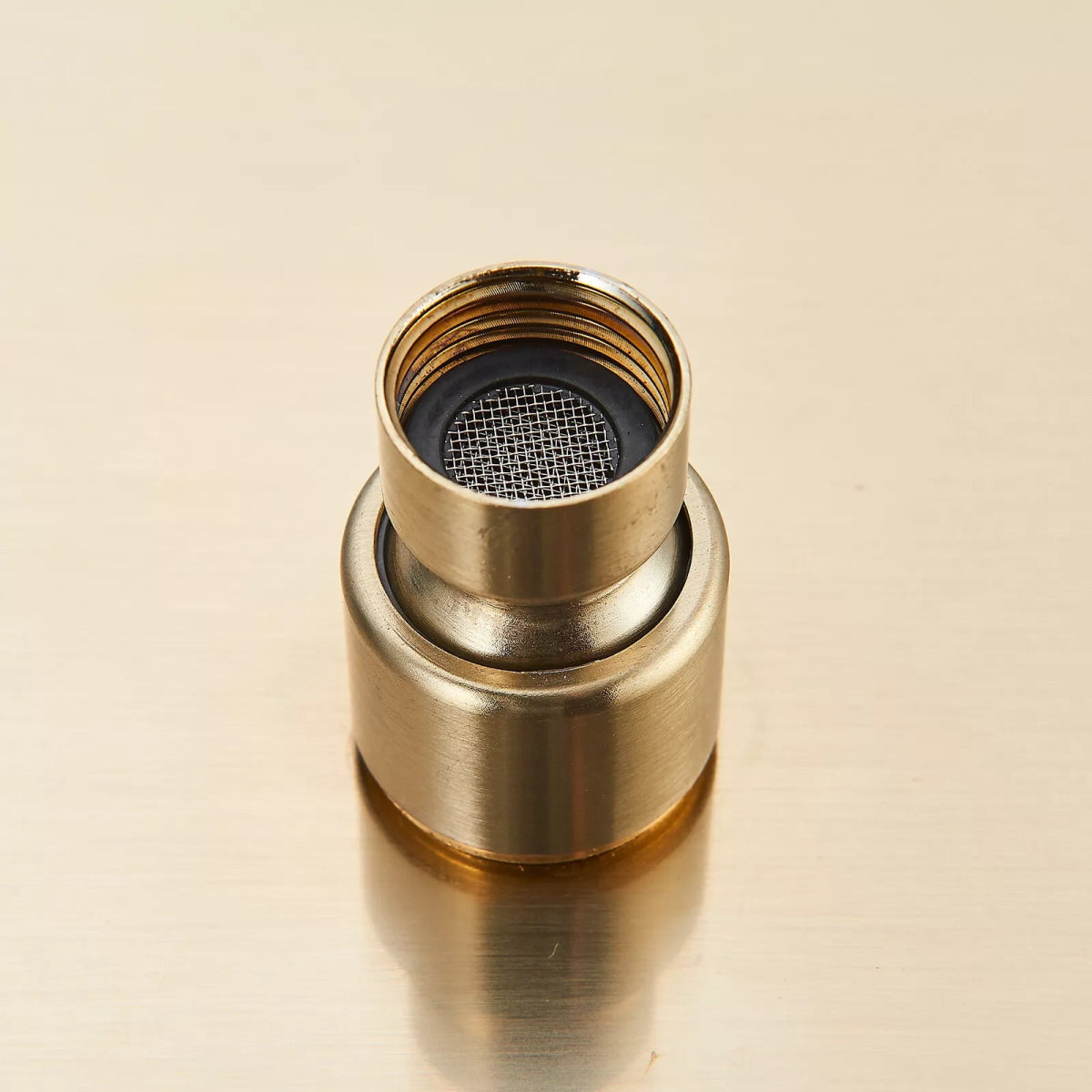 Aquari Brushed Gold Concealed Thermostatic Shower Set – 2 - Way Mixer Valve with 300mm Square Head & Handset - TILES Paradise