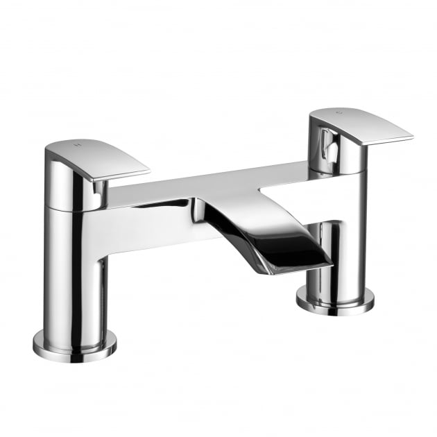 Arcella Chrome Curved Bath Filler Tap