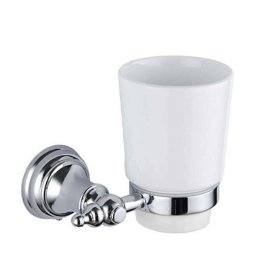 Astella Chrome Traditional Tumbler Holder
