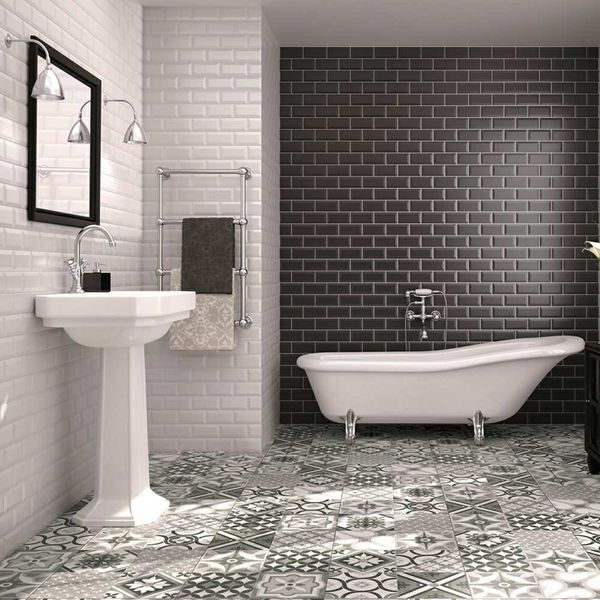 Boomin Black Gloss 10x20cm Ceramic Metro Tiles