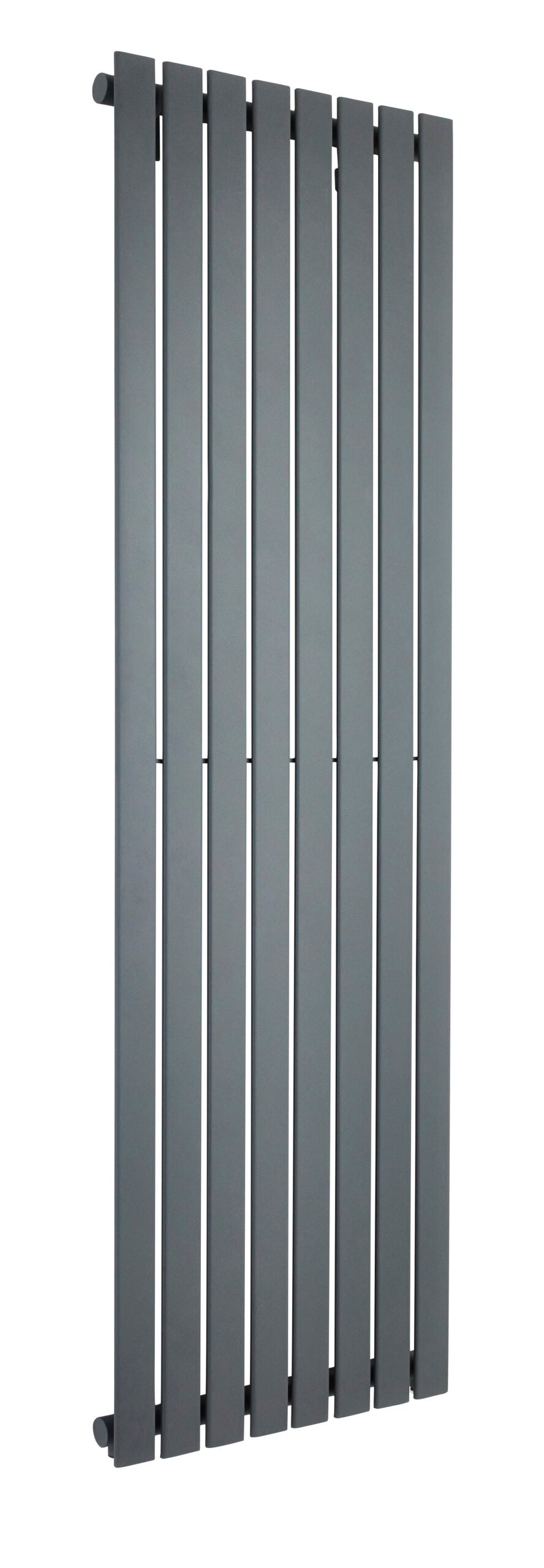 Bosca Textured Grey Vertical Designer Radiator – Single Panel