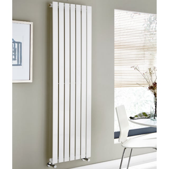 Bosca White Vertical Designer Radiator – Double Panel – 1800x560mm