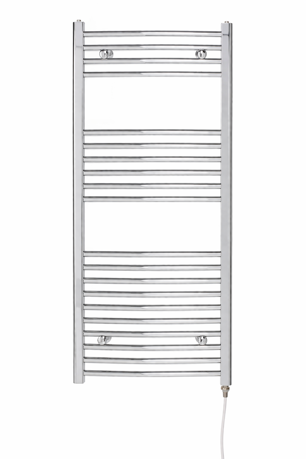 Chrome Electric Straight Ladder Towel Rail
