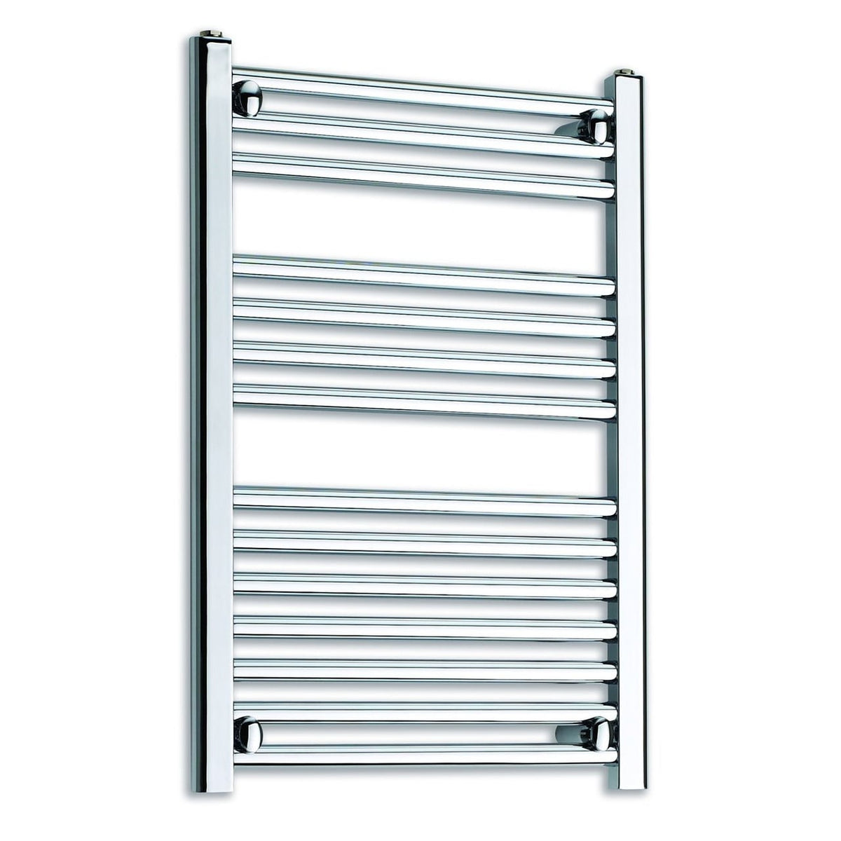 Chrome Straight Ladder Heated Towel Rail – 25mm Bars