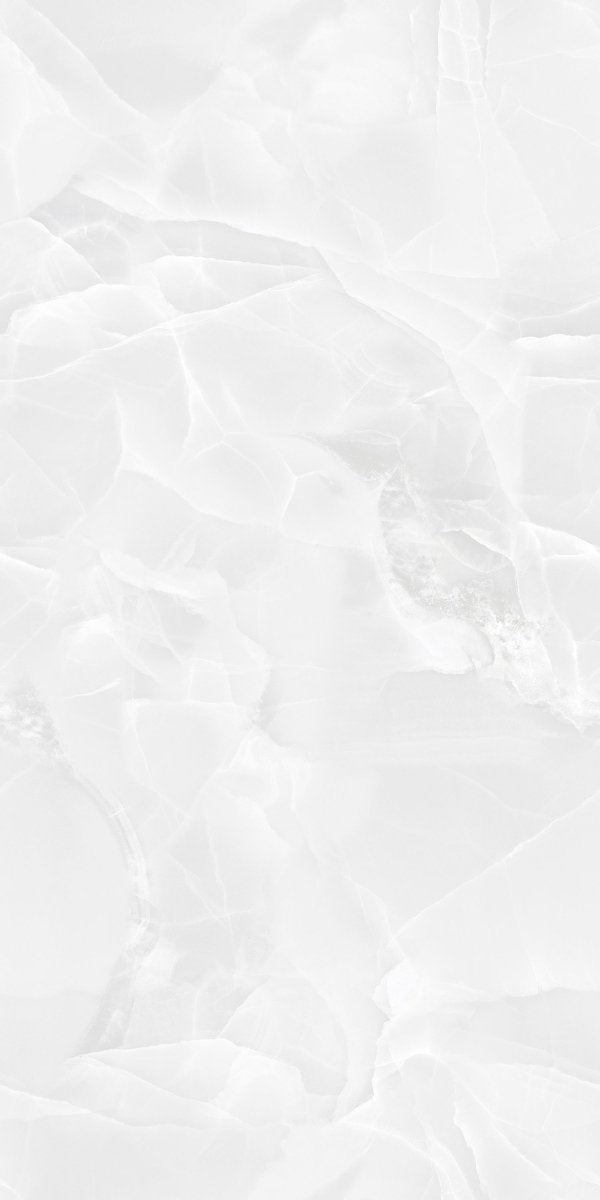 Crystal Onyx White Polished Porcelain 60x120cm Wall & Floor Tile - TILES Paradise