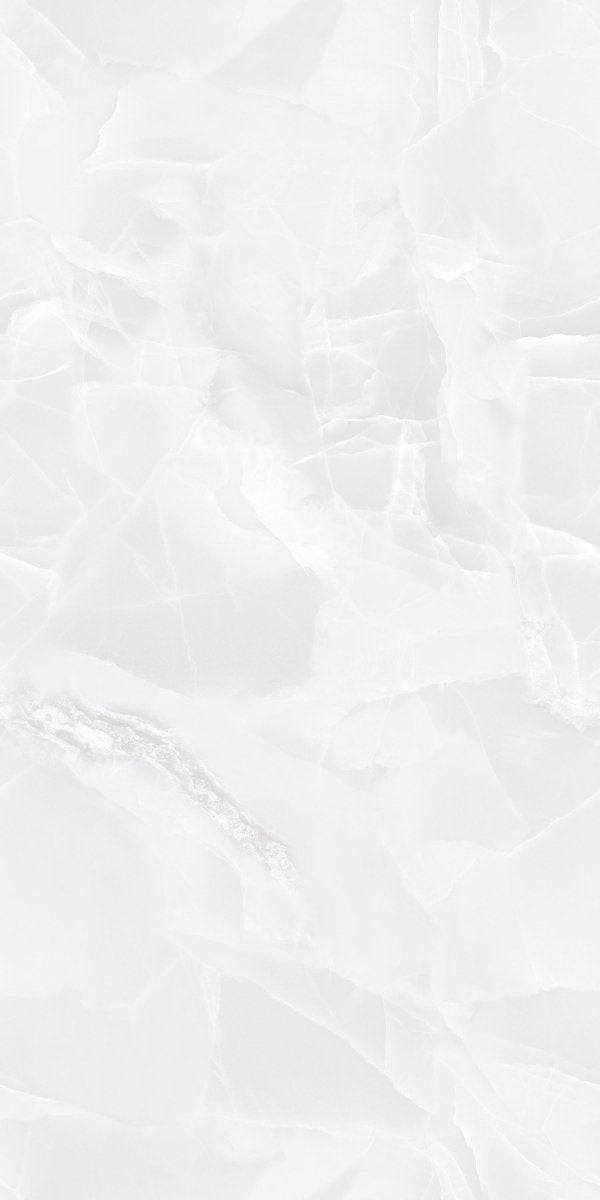 Crystal Onyx White Polished Porcelain 60x120cm Wall & Floor Tile - TILES Paradise