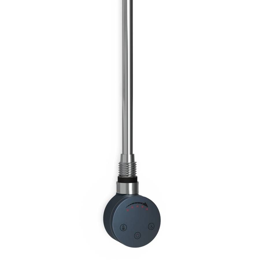 Dual Fuel Heating Element Kit for Towel Rails – Anthracite Grey – Thermostatic, 300W