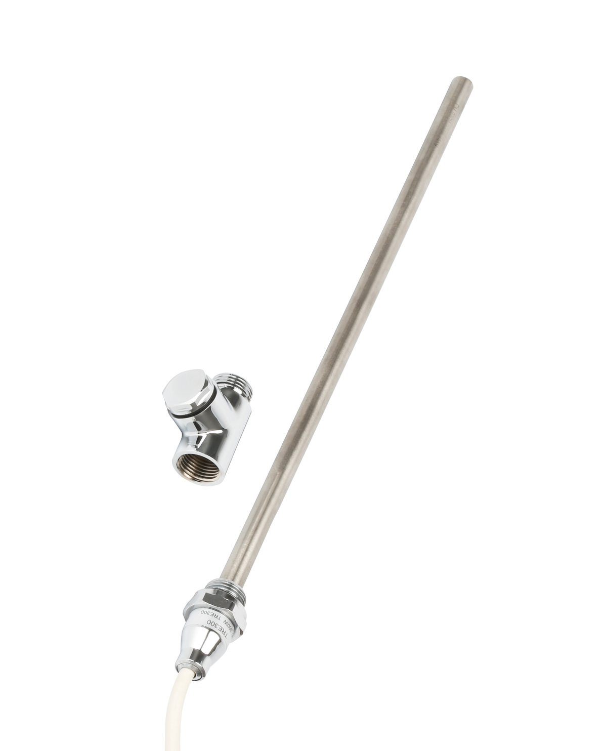 Dual Fuel Heating Element Kit for Towel Rails – Chrome – Standard (on/off), 150W