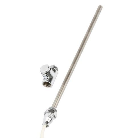 Dual Fuel Heating Element Kit for Towel Rails – Chrome – Standard (on/off), 300W