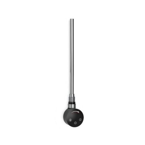 Dual Fuel Heating Element Kit for Towel Rails – Matt Black – Thermostatic, 600W