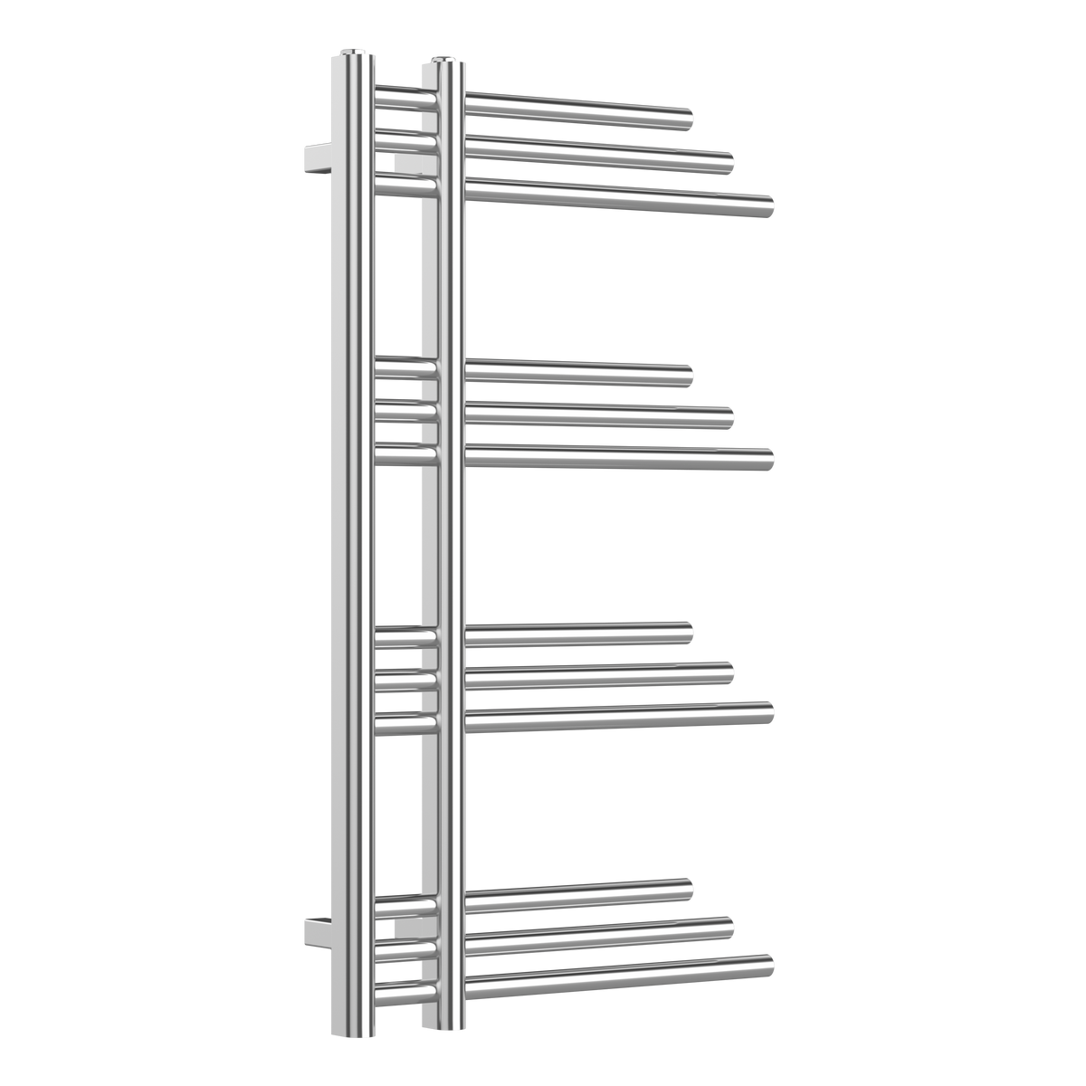 Eboria 900x500mm Chrome Designer Heated Towel Rail – 900x500mm