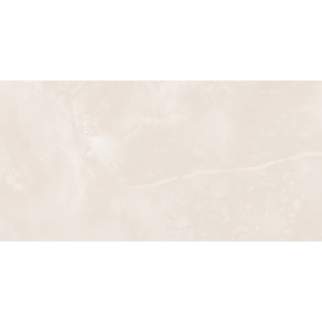 Elegant Onyx Beige Onyx Effect Polished Porcelain Wall & Floor Tile 30x60cm - TILES Paradise