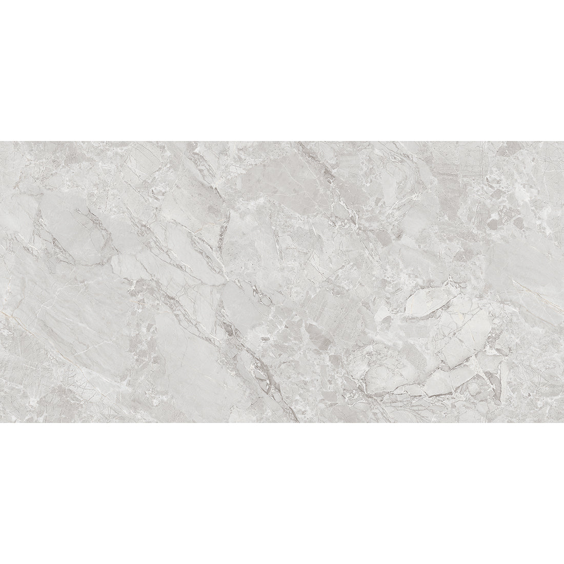 Endless Fontana Bianco Marble Effect Matt Porcelain Tile 60x120cm
