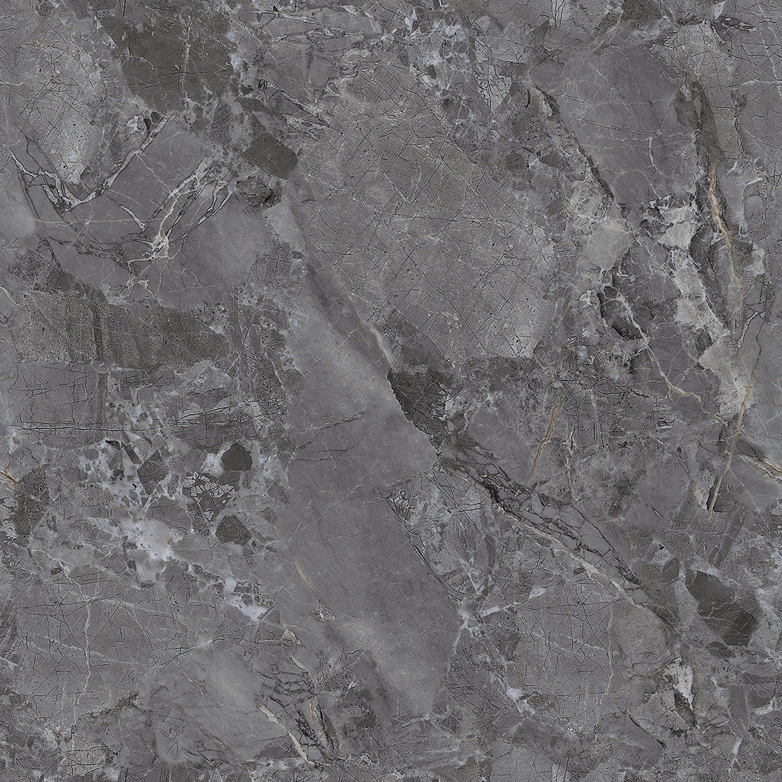 Endless Fontana Nero Marble Effect Matt Porcelain Tile 60x60cm