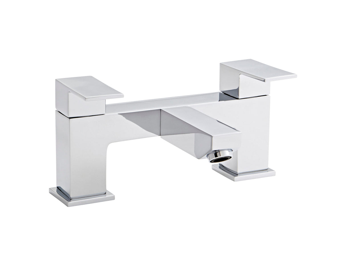 Estra Chrome Square Bath Filler Tap