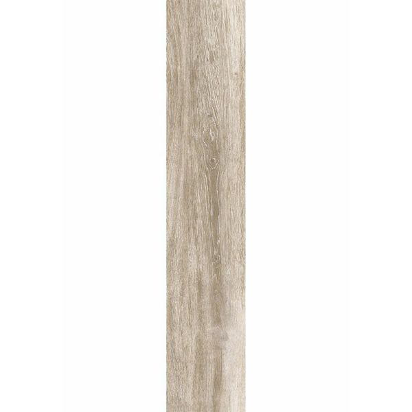 Nordic Taupe Beige Wood Effect Matt 23.3x120cm Porcelain Wall and Floor Tile