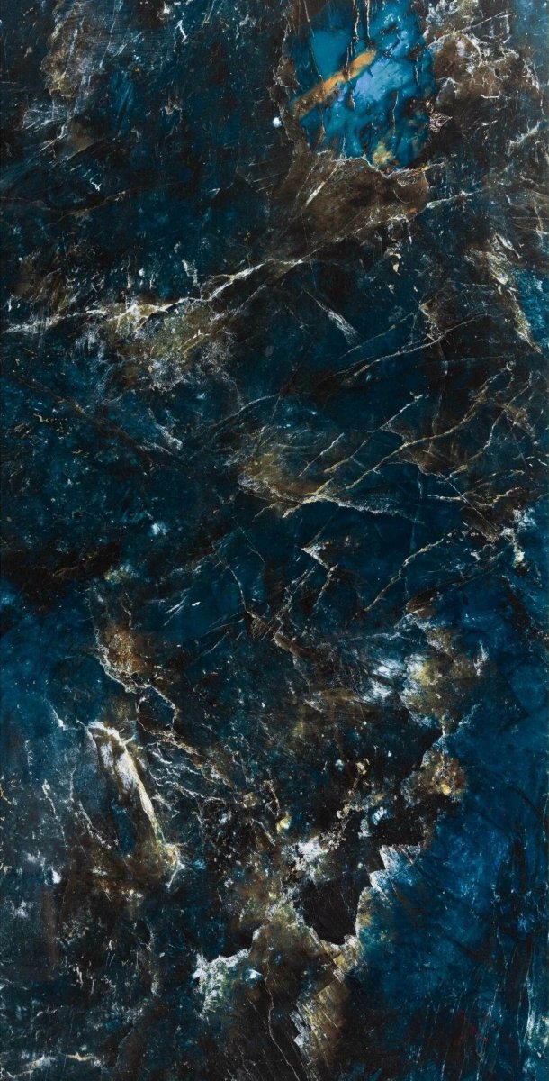 Galaxy Sky Blue Onyx Polished Porcelain 60x120cm Wall & Floor Tile - TILES Paradise