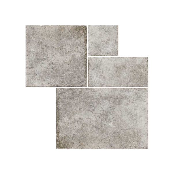 Stone Grey Modular Porcelain Matt 100x87cm Wall & Floor Tile
