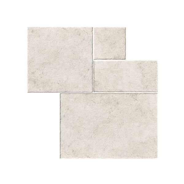 Stone White Modular Porcelain Matt 100x87cm Wall & Floor Tile