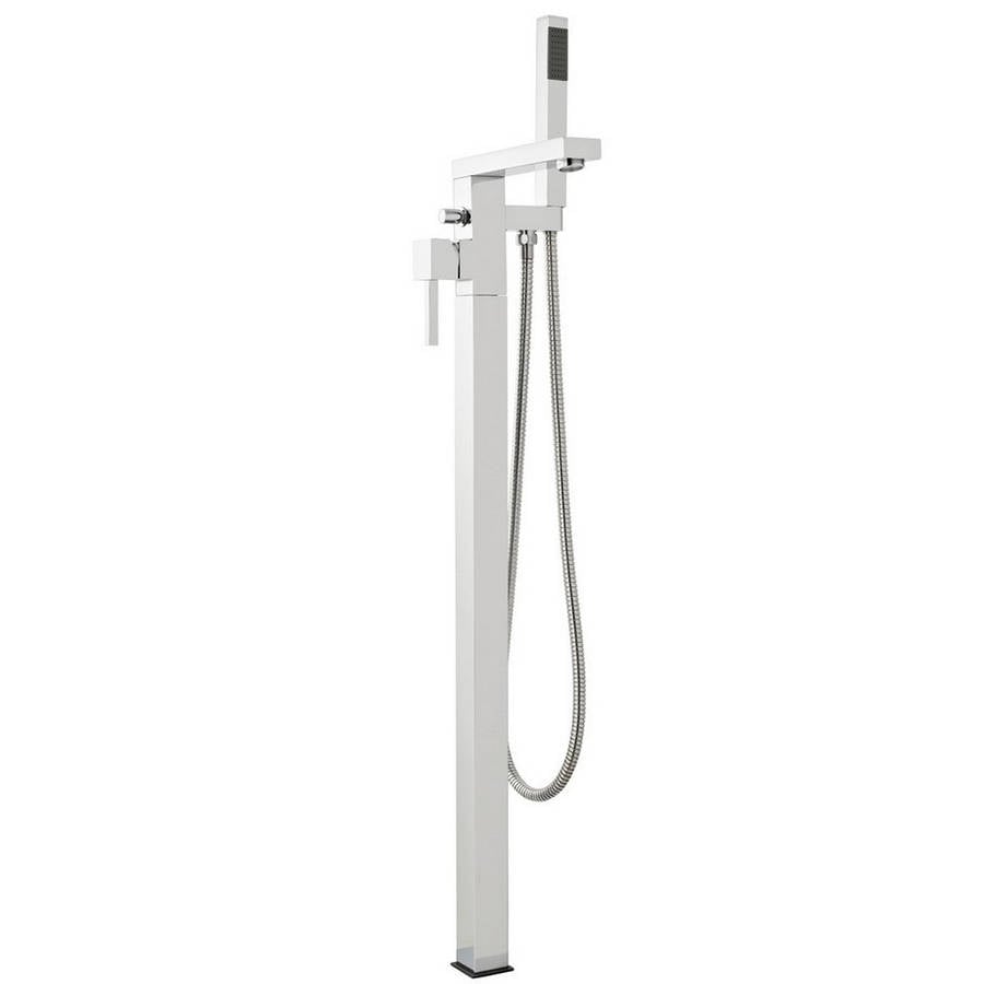 Levana Chrome Square Freestanding Bath Shower Mixer Tap