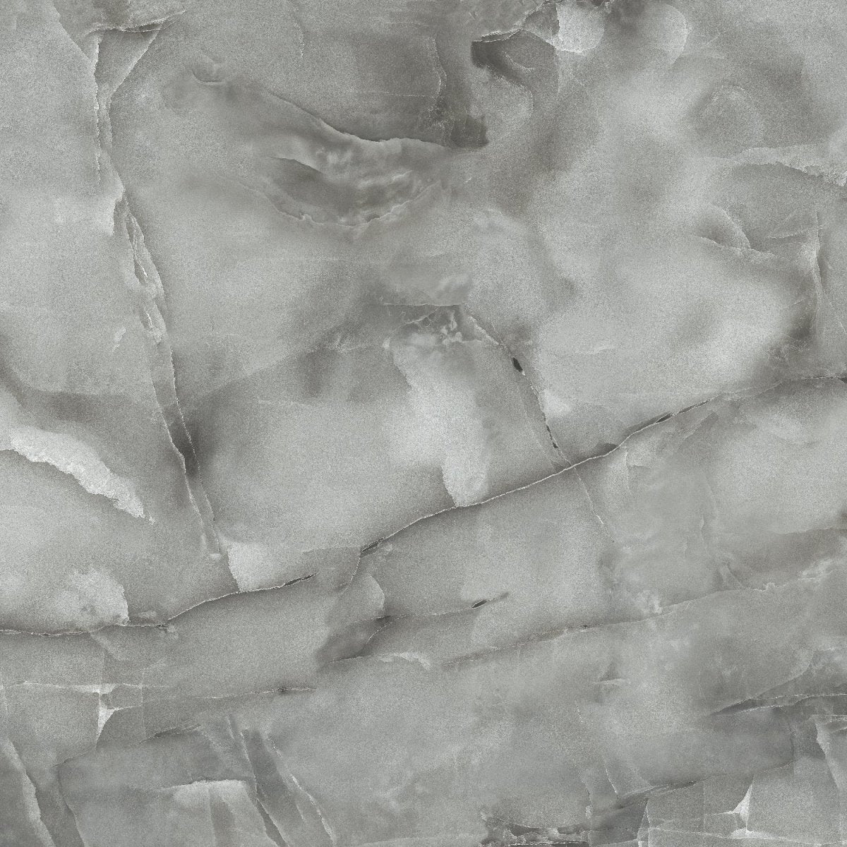 Makrana Dark Grey 60x60cm Polished Porcelain Wall and Floor Tile - TILES Paradise