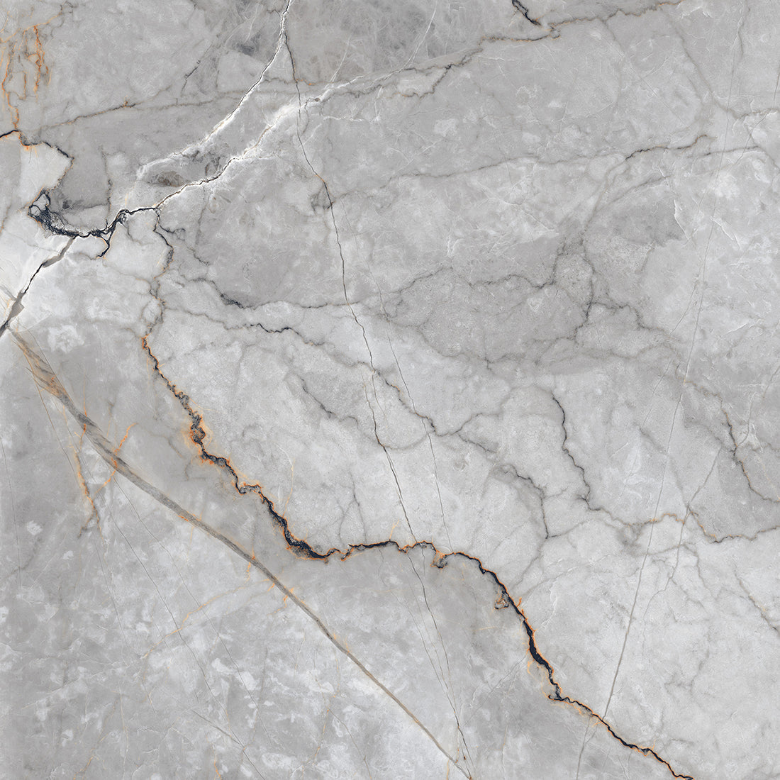 Sylvan Dark Grey Marble Essence 60x60cm Matt Anti-Slip Porcelain Wall & Floor Tile
