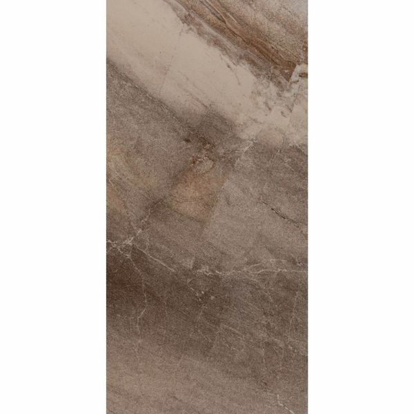 Alpes Nero Grey Gloss Ceramic 50x25cm Wall Tile