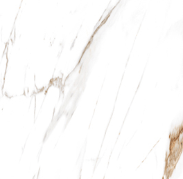 Munich Brown Marble Effect 60x60cm Polished Porcelain Wall and Floor Tile - TILES Paradise