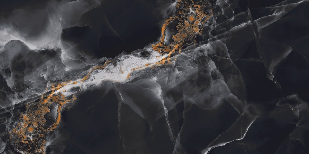 Nebula Black Onyx Polished Porcelain 60x120cm Wall & Floor Tile - TILES Paradise