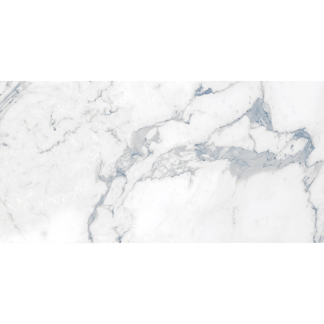 Crystal Blue Marble Effect 30x60cm Matt Antislip Porcelain Wall and Floor Tile