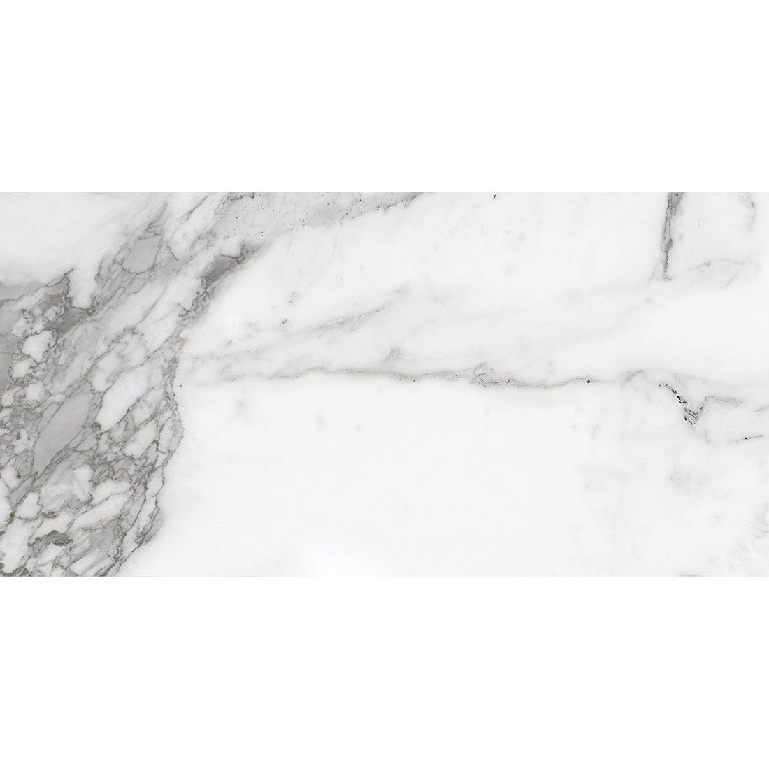 Crystal Grey Marble Effect 30x60cm Matt Antislip Porcelain Wall and Floor Tile
