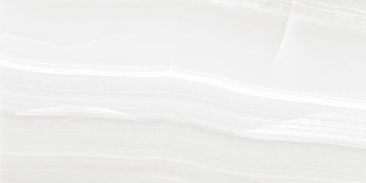 Ocean Onyx White Polished Porcelain 60x120cm Wall & Floor Tile - TILES Paradise
