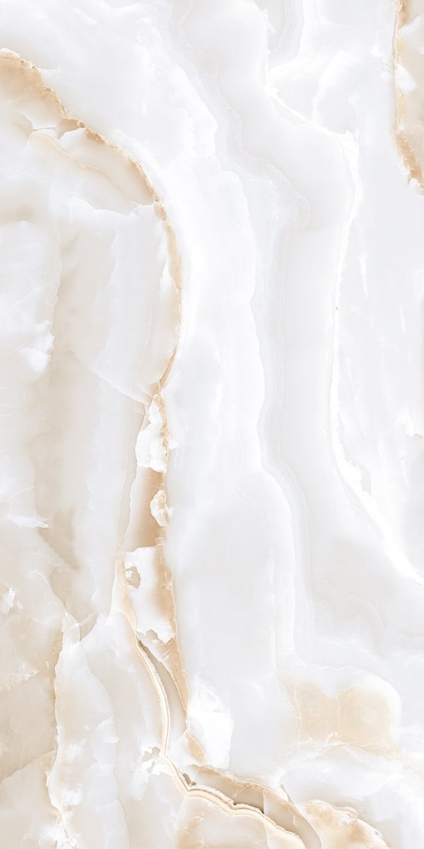 Onyx Beige Polished Porcelain 60x120cm Wall and Floor Tile - TILES Paradise
