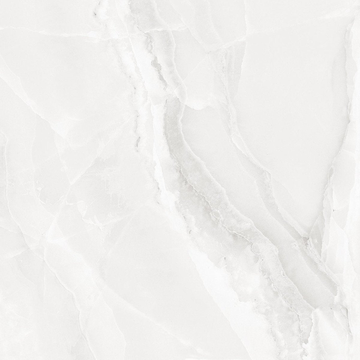 Onyx Ice Gloss Porcelain 60x60cm Kitchen Bathroom Wall and Floor Tile - TILES Paradise