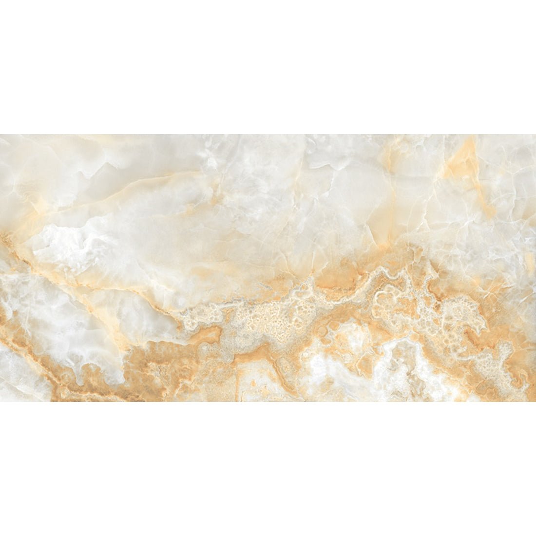 Onyx Oasis Beige 60x120cm Polished Porcelain Wall & Floor Tile - TILES Paradise