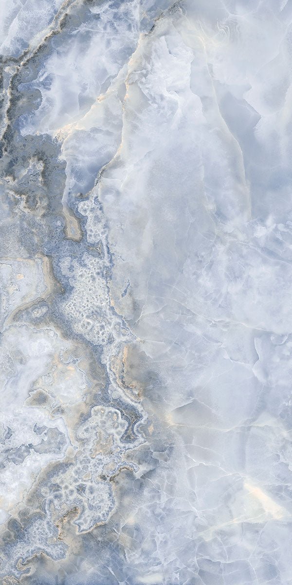 Onyx Oasis Blue 60x120cm Polished Porcelain Wall & Floor Tile - TILES Paradise